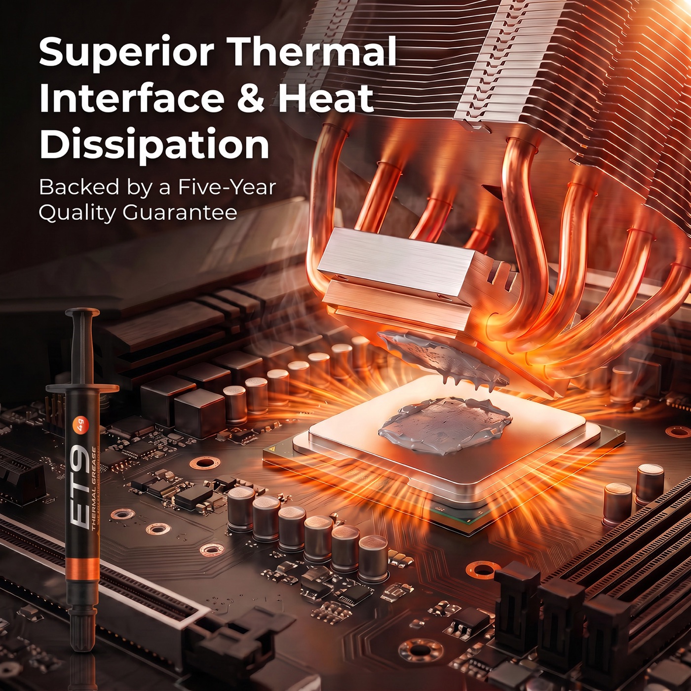 ET9 thermal grease between processor and cooler